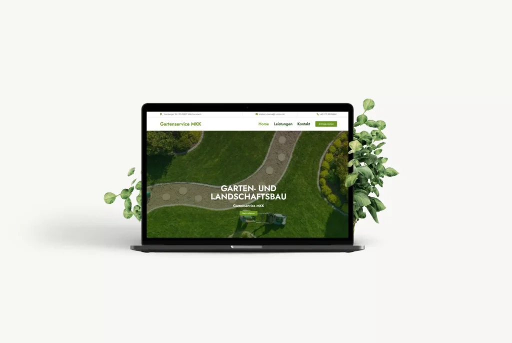 Website fuer Gartenbau MKK