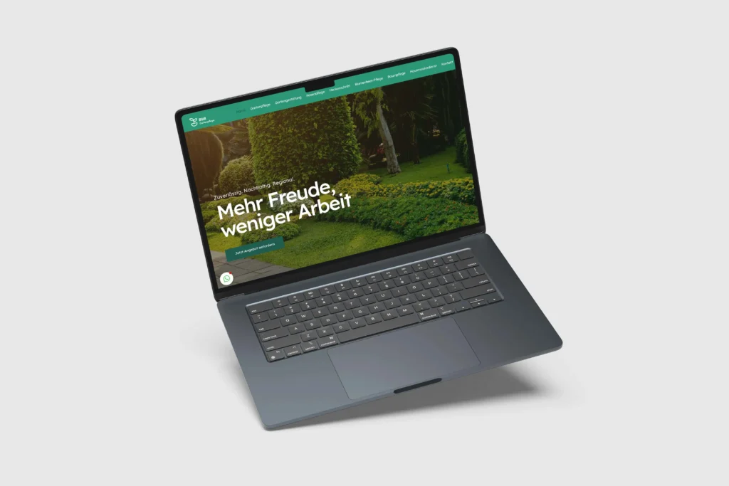 Website für Gartenpflege erstellen lassen