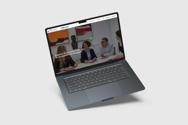 Website für eine Anwaltskanzlei für Arbeitsrecht