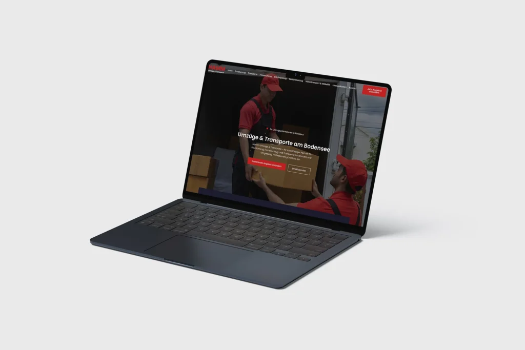 HAMM Umzüge & Transporte – Webdesign Referenz Konstanz