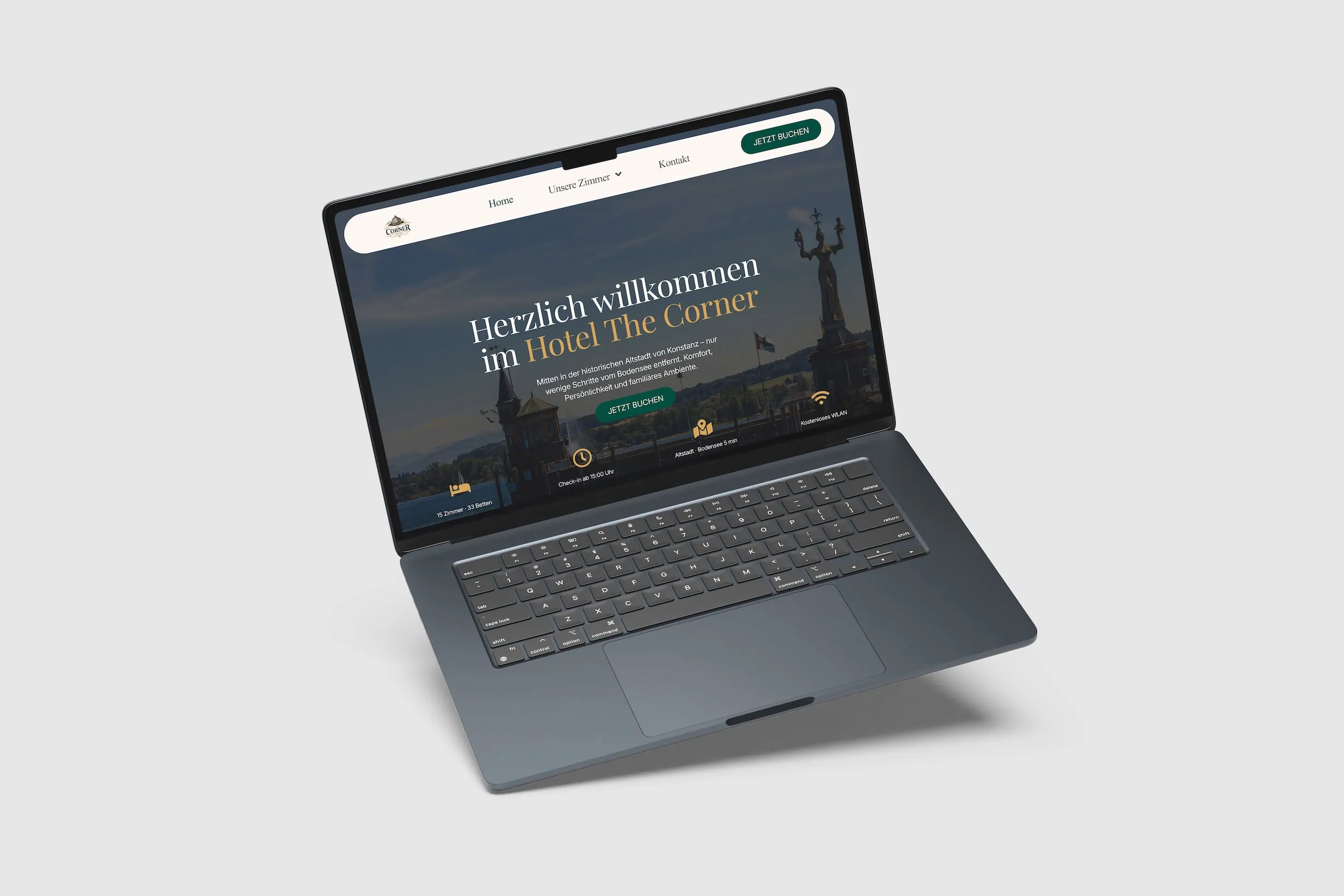 Website erstellen lassen für Hotels am Bodensee – professionelles Webdesign von LEOSA für Hotel The Corner Konstanz